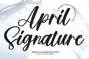 April Signature Font Download