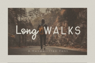 Long Walks Font Download