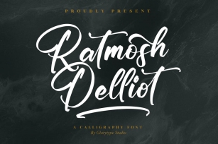 Ratmosh Delliot Calligraphy Font LS Font Download