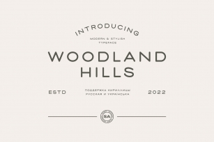 Woodland Hills Font Download