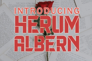 Herum Albern Font Download