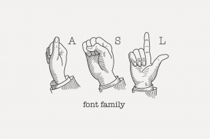 ASL Line Font Download