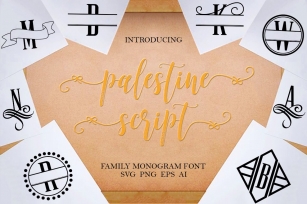 Family Monogram Font Download