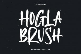 Hogla Brush Font Download