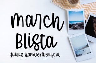 March Blista Font Download