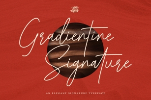 Gradientine Signature Font Download