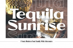 Tequila Sunrise Font Download