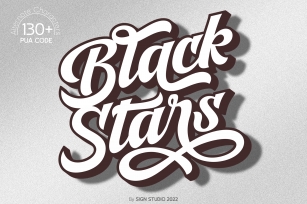Black Stars Font Download