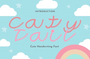 Caty Tail Style Font Download