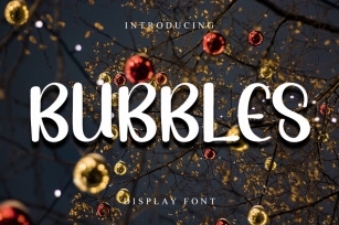 Bubbles Font Download