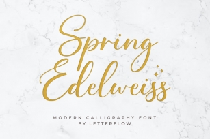 Spring Edelweiss Font Download