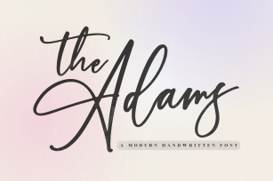 The Adams Font Download