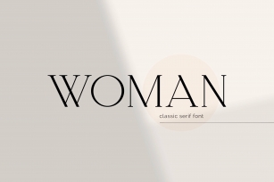Woman Serif Font Download