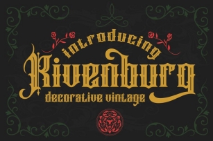 Rivenburg Font Download