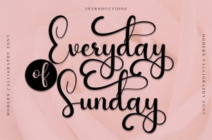 Everyday of Sunday Font Download