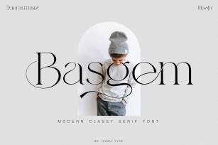 Basgem – Modern Serif Typeface Font Download