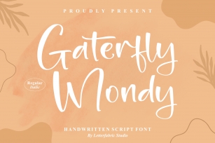 Gaterfly Mondy Font Download