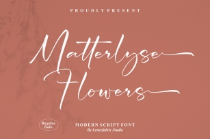 Matterlyse Flowers Font Download