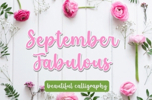 September Fabulous Font Download