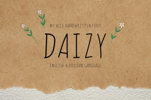 Daizy handwritten Font Download