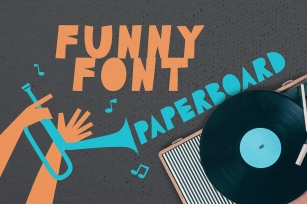 Funny paperboard Font Download