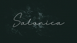 Salonica Font Download