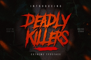 DEADLY KILLERS Font Download