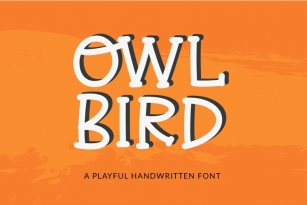 Owl Bird Font Download