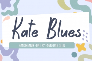 Kate Blues Font Download