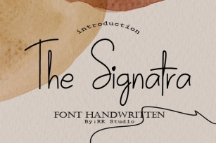 The Signatra Font Download