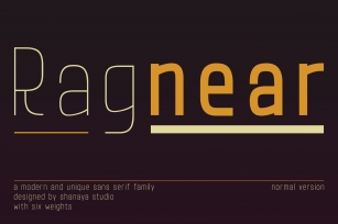 Ragnear Normal Sans Serif Font Download