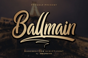 Ballmain Font Download