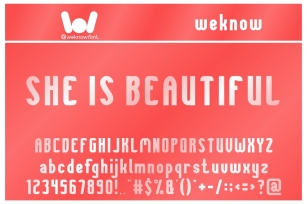 She is Beautiful Font Download
