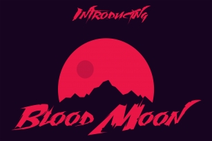 Blood Moon Font Download
