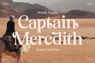 Captain Meredith Typeface Font Download
