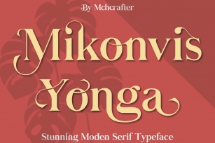 Mikonvis Yonga Font Download