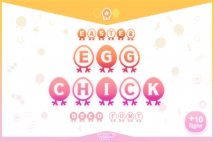 Easter Egg Chick Font Download