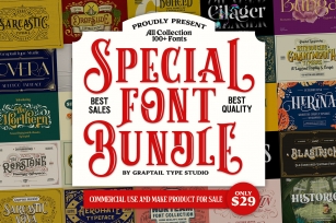 Special! Bundle Bonus Font Download