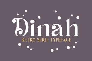 Dinah Glamour Regular Font Download
