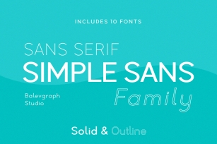 Simple Sans Family Font Download