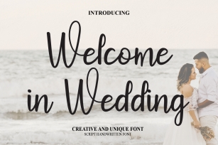 Welcome in Wedding Font Download
