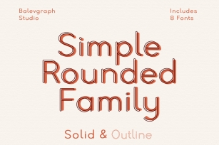 Simple Rounded Family Font Download