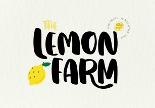 Lemon Farm Font Download