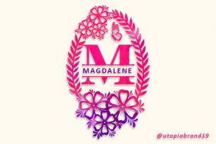 Magdalene Monogram Font Download