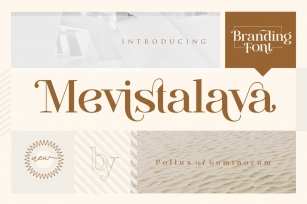 Mevistalava Font Download