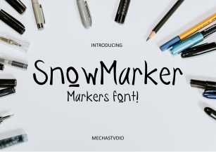 Snow Marker Font Download