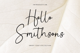Hello Smithsons Font Download