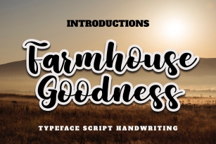 Farmhouse Goodness Font Download