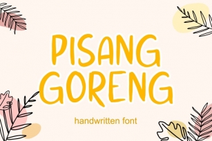 PISANG GORENG Font Download