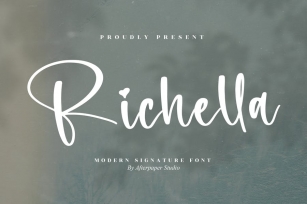 Richella Modern Signature Font LS Font Download